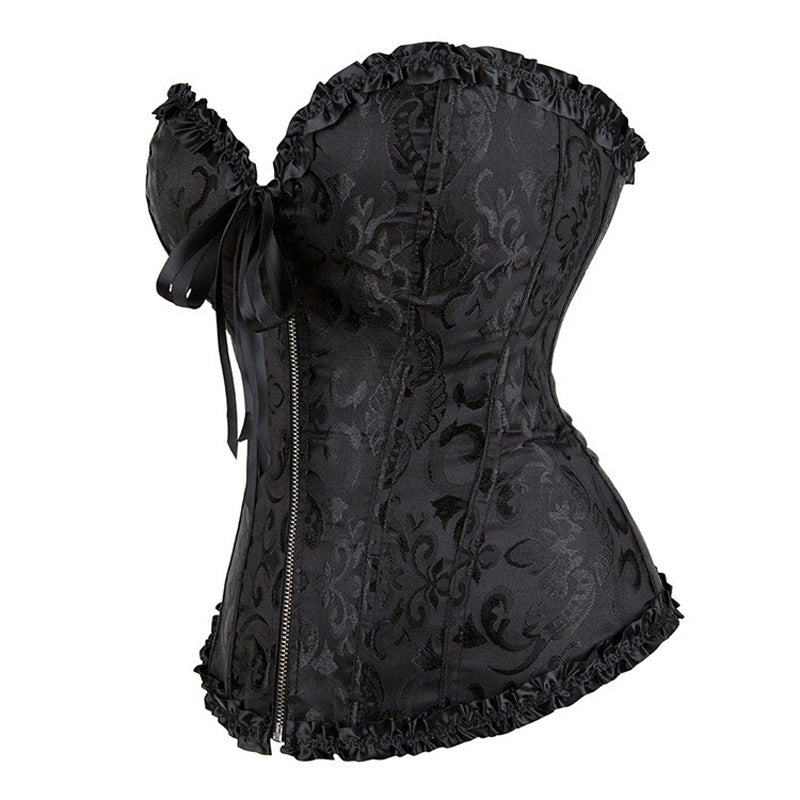 Court-styletro Z Reipper Jacquard Bustier Waist-cinching Corset Cosplay Costumes