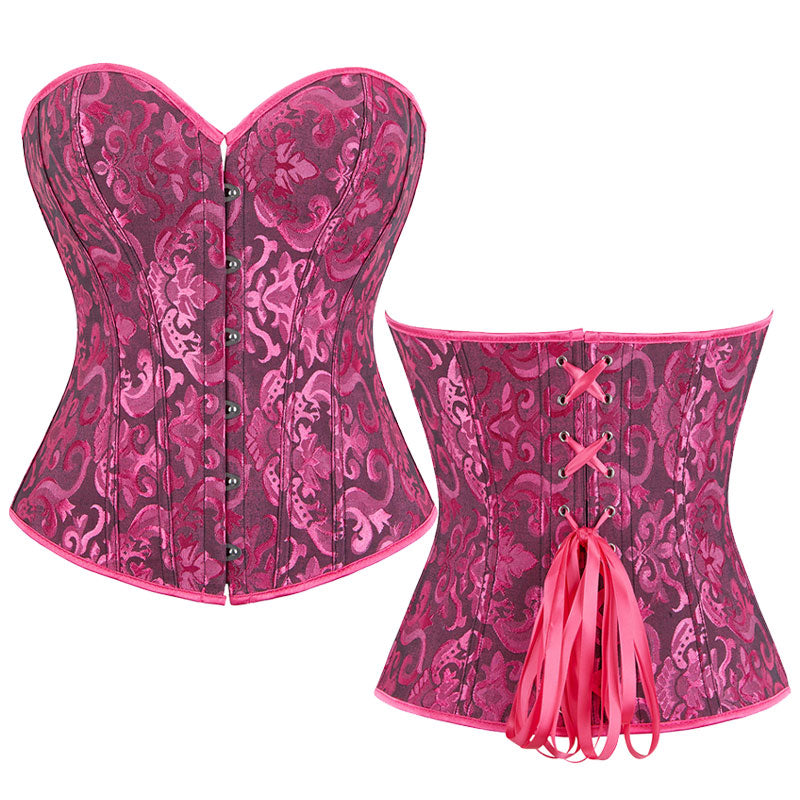 Court Style Bridal Corset Shaper Bust Lifting Waist Cinching Tight Bustier Camisole Tank Top Hourglass Shapewear