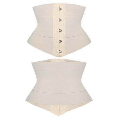 Womens Waist Trainer Cincher Heavy Duty Steel Boned Underbust Waspie Corse