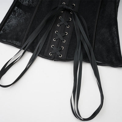Sexy Cutout Lace Slim-Fit Strapless Corset