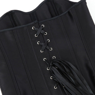 Satin Fabric Body Shaping Waist-Slimming Court-Styling Top Cosplay Costumes