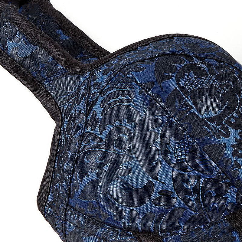 Women's Jacquard Shoulder Straps Corset Tops Lace Up Overbust Bustier Renaissance Court Push Up Crop Tops Waist Cincher