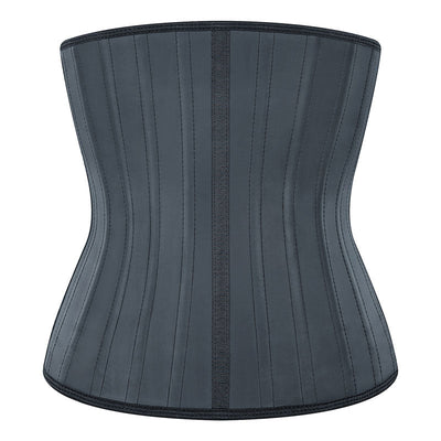 Women's Underbust 25 Steel Boned Latex Sport Girdle Waist Trainer Corsets Hourglass Body Shaper