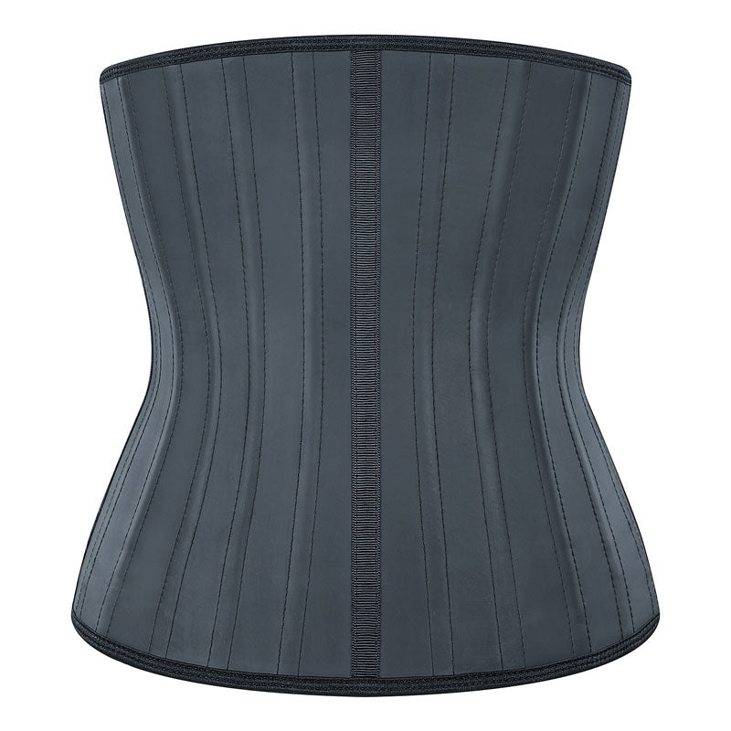 Women's Underbust 25 Steel Boned Latex Sport Girdle Waist Trainer Corsets Hourglass Body Shaper