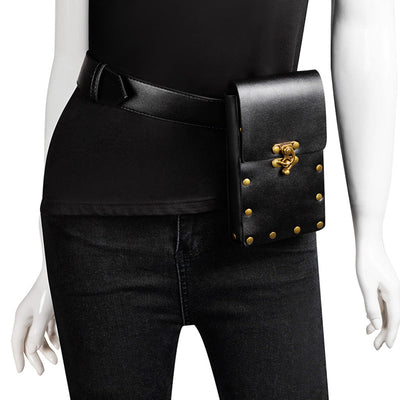 Retro Women's Bag Outdoor Sports Mini Waist Bag Cosplay Props