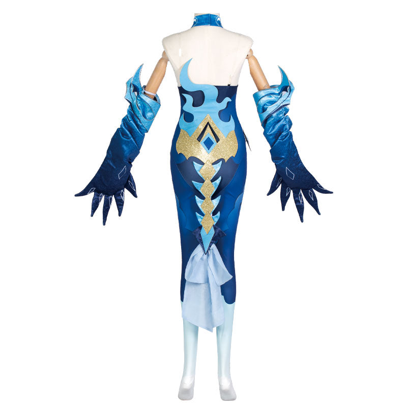 Game Genshin Impact Bonanus Hydro Yakshas Cosplay Costumes