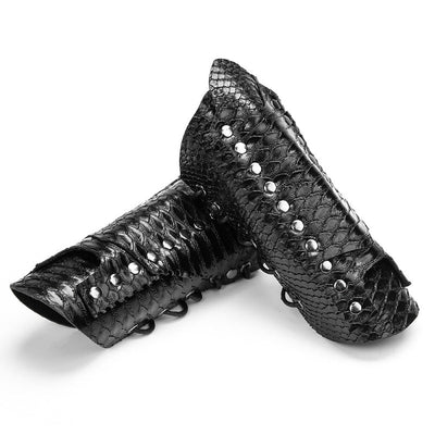 Steampunk Medieval Retro Snake Pattern Wristband Cosplay Props