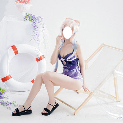 Game Genshin Impact Sangonomiya Kokomi Swimsuit Jumpsuit Cosplay Costumes