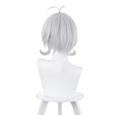 Princess Connect! Re:Dive Kokoro Natsume Silver Gray Short Synthetic Cosplay Wig