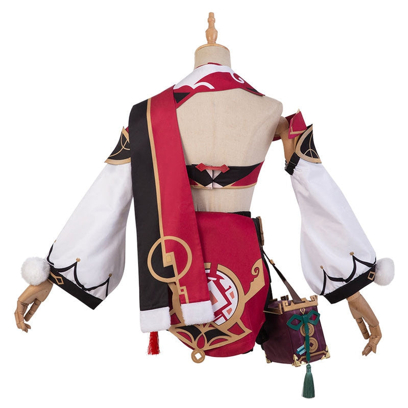 Game Genshin Impact Yanfei Fullsuit Cosplay Costumes