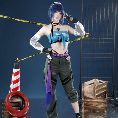 Overwatch 2 X LE SSERAFIM FEARLESS D.VA Cosplay Costume