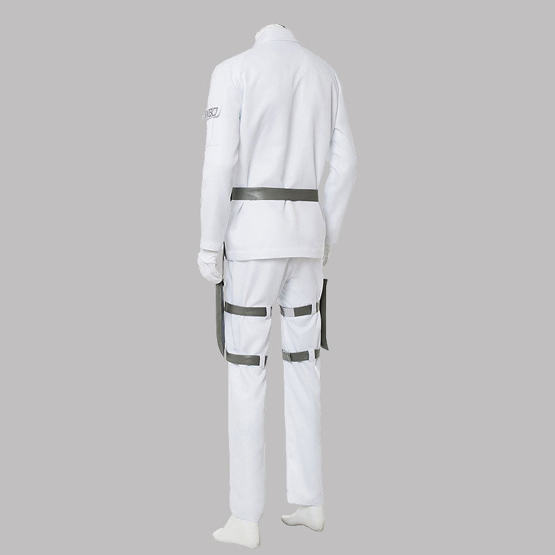 Anime Cells at Work White Blood Cell Uniform Cosplay Costume with Hat