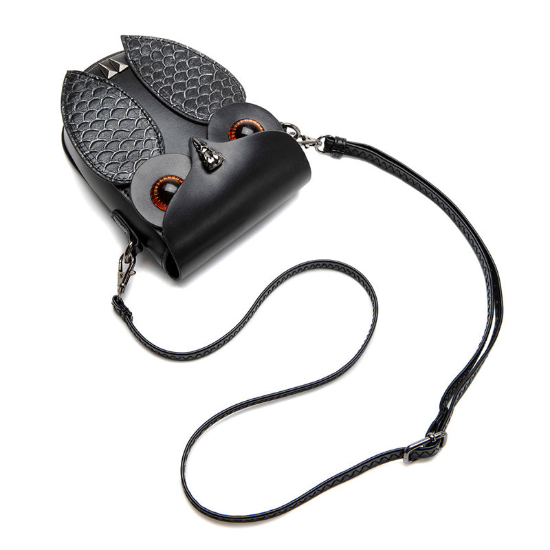 Punk Women's Snakeskin Patchwork Anchor Eagle Handbag Shoulder Bag Cosplay Props