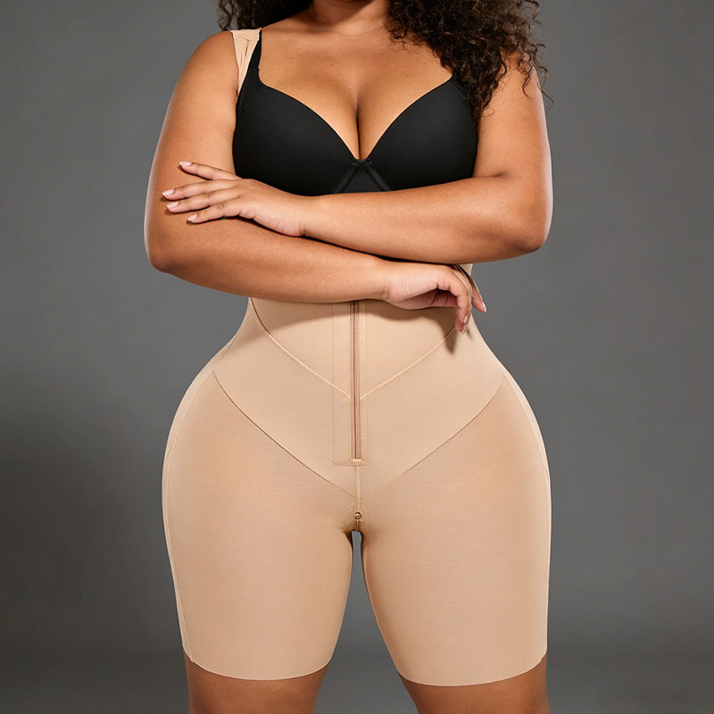 Shapewear for Women Tummy Control Fajas Colombianas Body Shaper Butt Lifter Compression Garment Open Bust Bodysuit