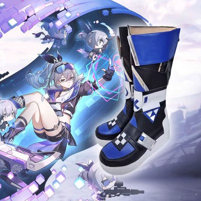 Honkai: Star Rail Silver Wolf Cosplay Shoes
