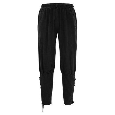 European Medieval Pirate Ship Men's Quick Dry Trousers Ankle Strap Trousers Halloween Cosplay Costumes