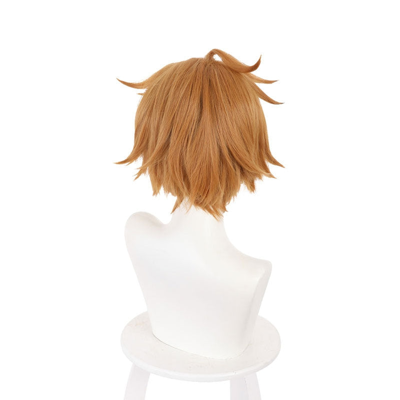Game Genshin Impact Tartaglia Brown Cosplay Wigs