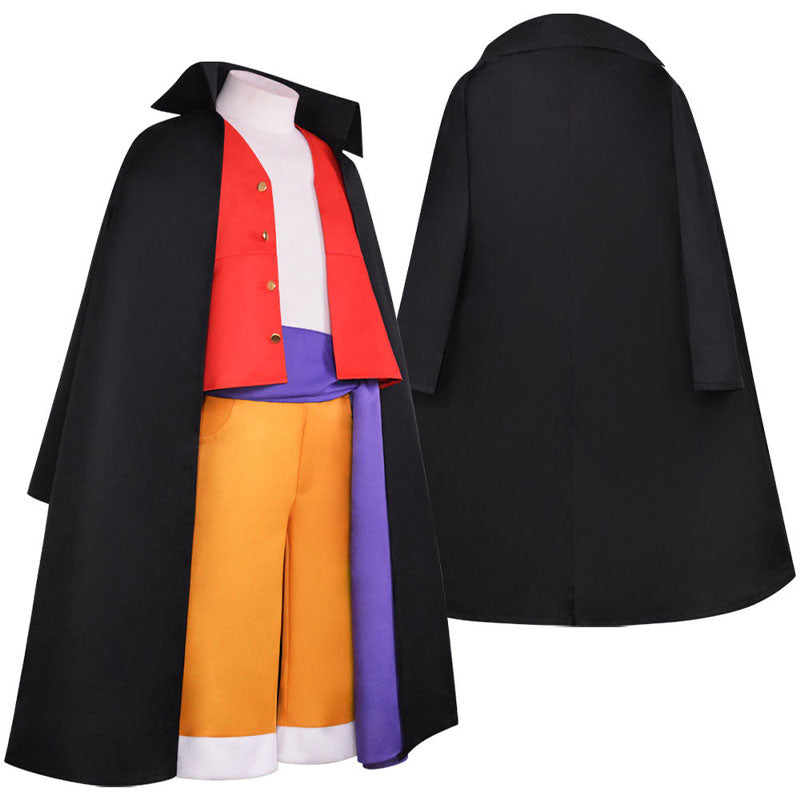 Anime One Piece The Island of Ghosts Monkey D. Luffy Cosplay Costumes
