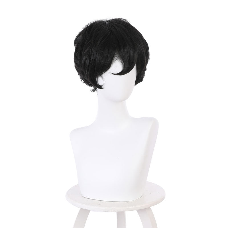 Anime The Duke of Death and His Maid Duke Black Short Cosplay Wigs