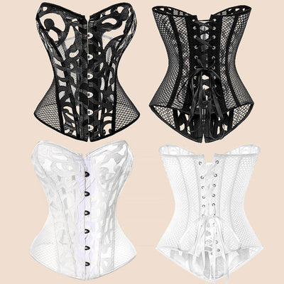 Palace Women's Tummy-control Mesh Breathable Tights Corset Cosplay Costumes