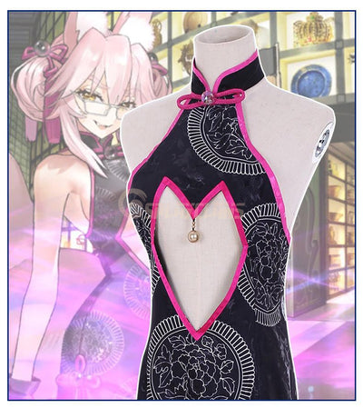 FGO Fate/Grand Order Tamamo no Mae Fox Secretary Cheongsam Full Sets Cosplay Costumes
