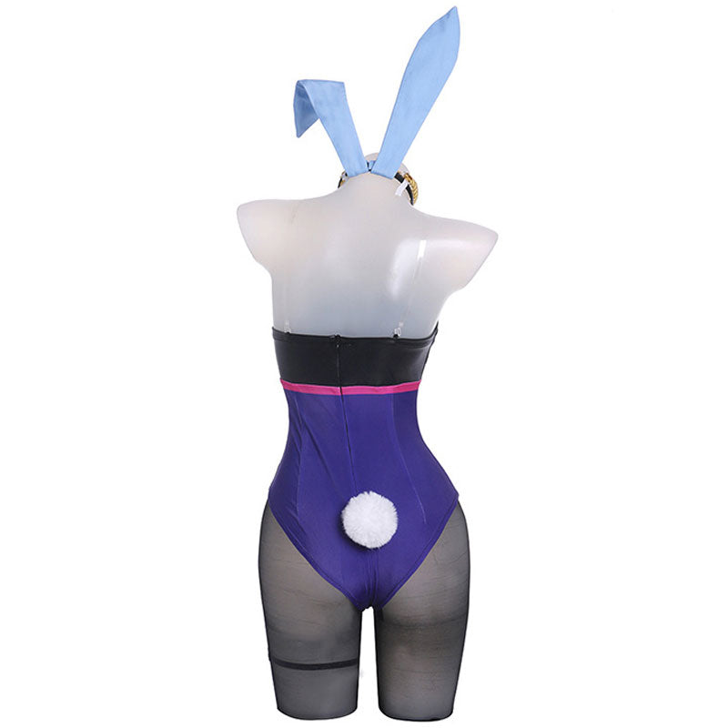Game Genshin Impact Kamisato Ayaka Bunny Girl Cosplay Costumes