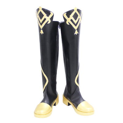 Game Genshin Impact Traveler Male Cosplay Shoes