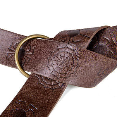 Medieval Viking Retro Renaissance Knight Leather Waistband Cosplay Props