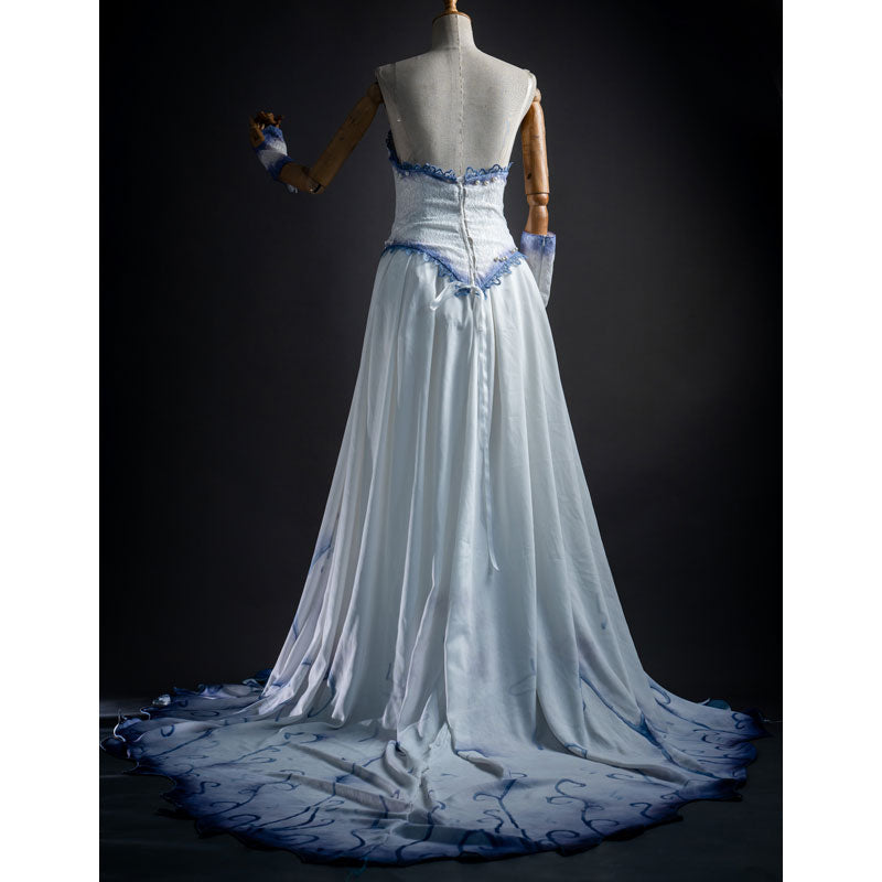 Tim Burton's Corpse Bride Emily Wedding Dress Cosplay Costumes