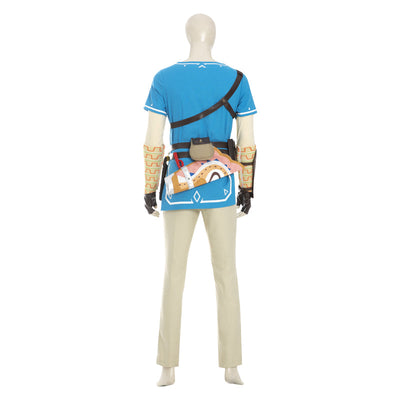 Game The Legend of Zelda: Breath of the Wild Link Fullset Cosplay Costumes