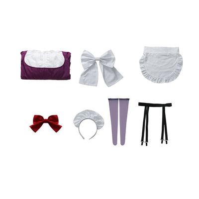 Anime High-Rise Invasion Tenkuu Shinpan Maid Mask Cosplay Costumes