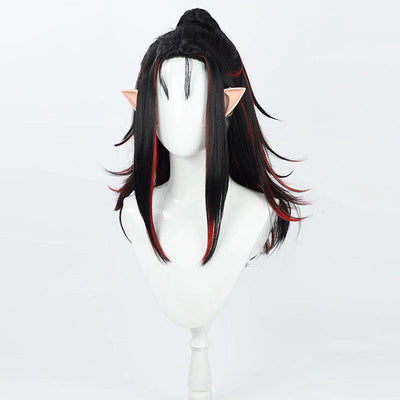 Hololive English Virtual YouTuber NIJISANJI XSOLEIL Vox Akuma Cosplay Wig With Ear Props