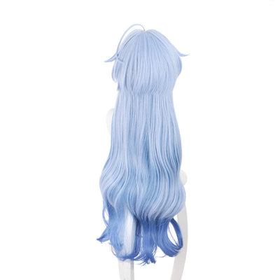 Game Genshin Impact Ganyu Blue Long Cosplay Wigs