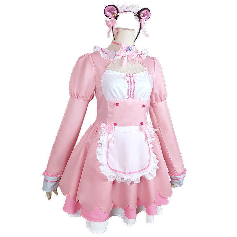 Anime Nekopara Chocola Vanilla Maid Cosplay Costumes