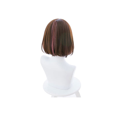 Virtual YouTuber Kizuna AI Short Brown Halloween Cosplay Wig