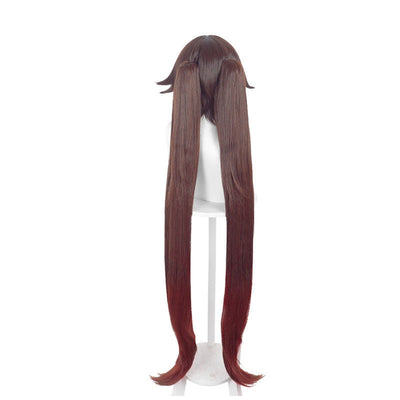Game Genshin Impact Hu Tao Dark brown Long Cosplay Wig
