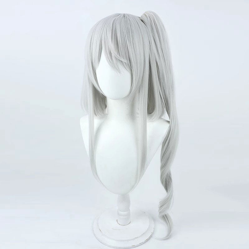 Virtual YouTuber NIJISANJI EN Pomu Rainpuff March 2023 Single Ponytail Cosplay Wigs