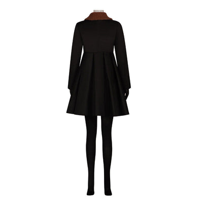 M3GAN AI Doll Megan Black Coat Cosplay Costumes