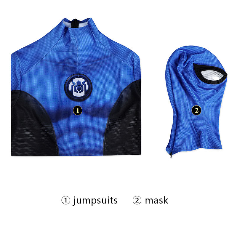 Marvel's Spider Man 2 Peter Parker New Blue Suit Cosplay Costume