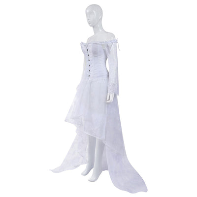 Corset Dress Top for Women with Sleeves off the shoulder Bustier Lace Floral Costumes Bridal Wedding