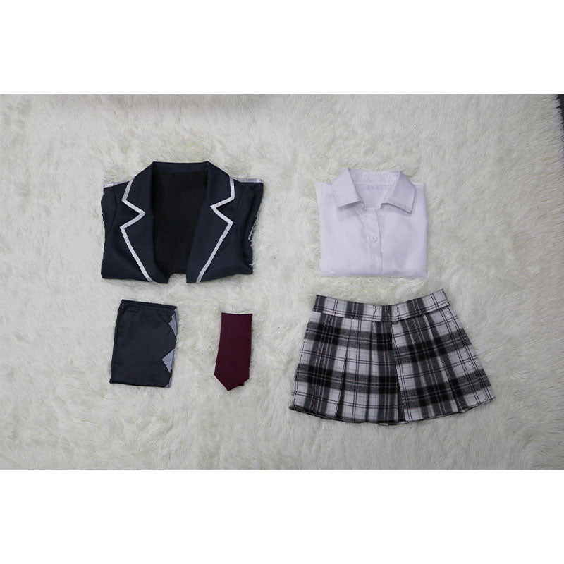 Anime High-Rise Invasion Mayuko Nise Fullsuit Cosplay Costumes
