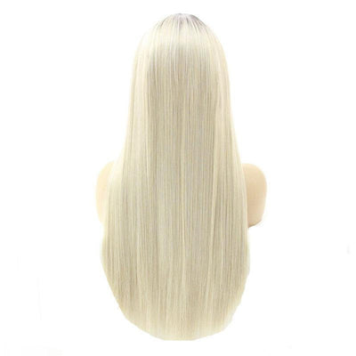 Multi-size Lace Front Wigs Long Straight Black Fade Blonde Cosplay Wigs