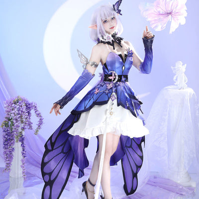 Honkai Star Rail Castorice Gossamer Flutter Cosplay Costumes