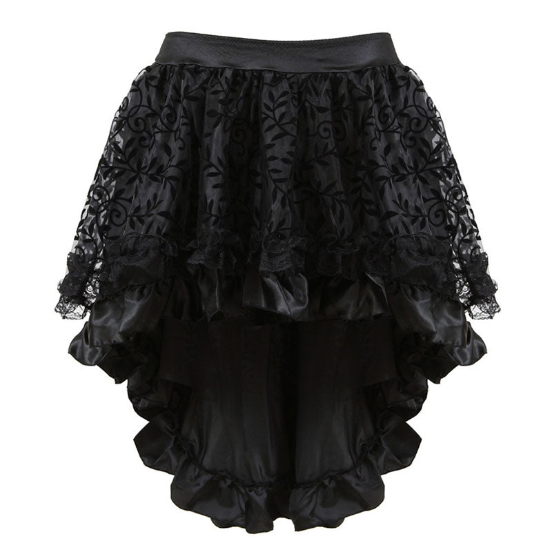 Tulle Skirts for Women Midi Long Tutu Court Ball Umbrella Skirt Mesh Layered Waist Halloween Skirts