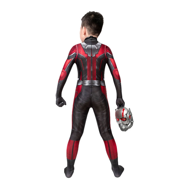 Movie Ant Man and the Wasp Ant-Man Children Jumpsuit Cosplay Costume