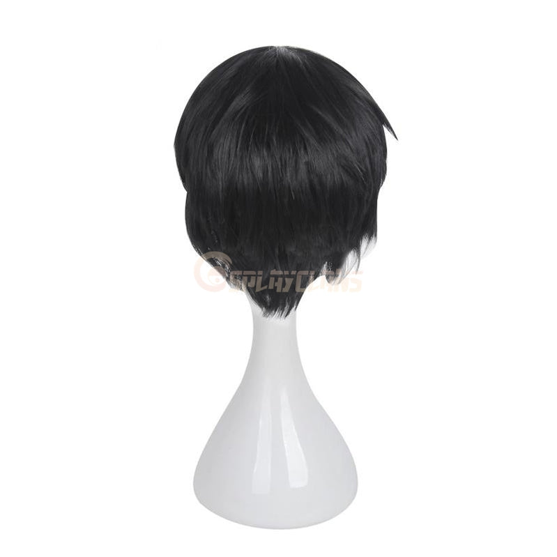 Anime Kakegurui Kaede Manyuda Short Black Men Cosplay Wigs