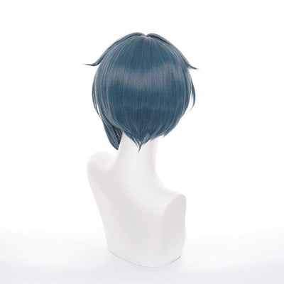 Game Genshin Impact Xingqiu Navy Blue Cosplay Wigs