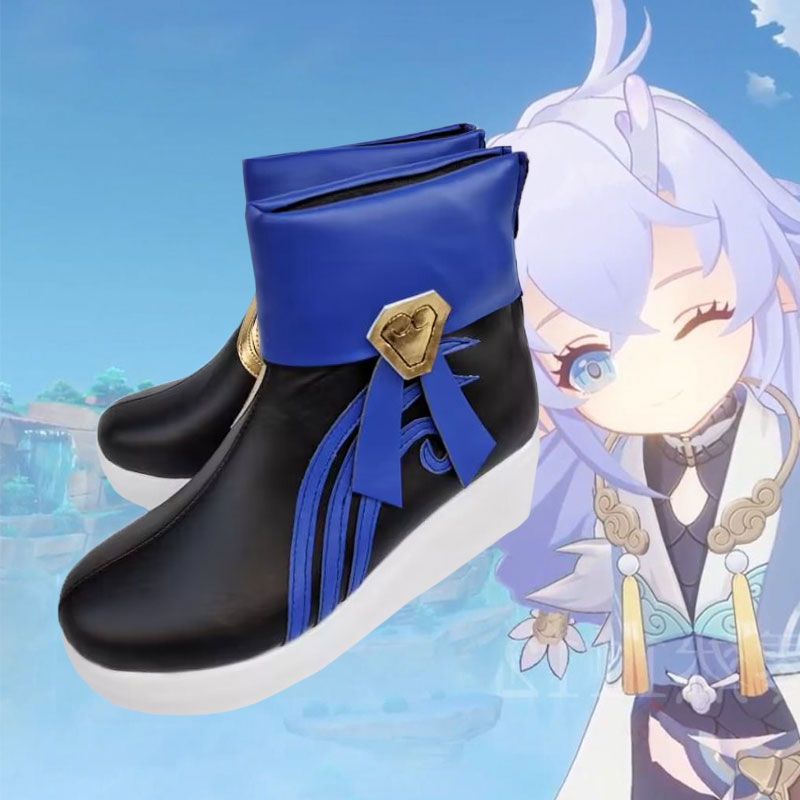 Honkai: Star Rail Bailu Cosplay Shoes