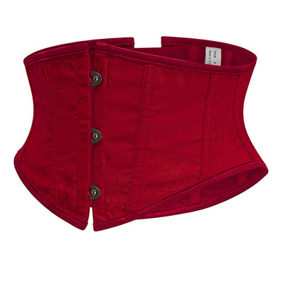 Womens Waist Trainer Cincher Heavy Duty Steel Boned Underbust Waspie Corset