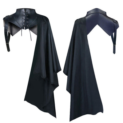 Medieval Vintage Men's Death Cloak Vampire Cape Halloween Party Cosplay Costumes